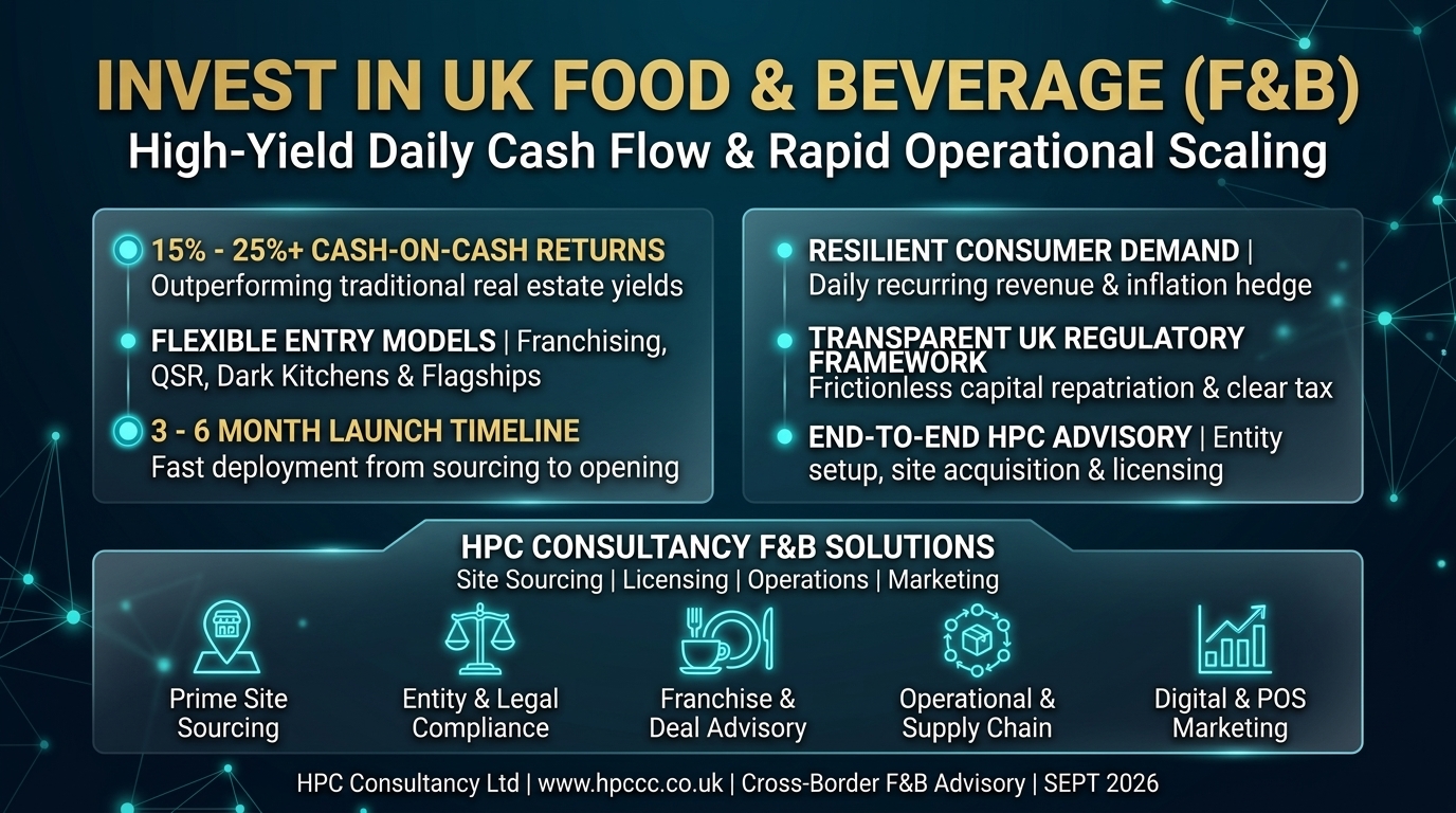 Why Luxembourg Investors Must Consider the UK Food and Beverage Sector as Their Primary Entry Point