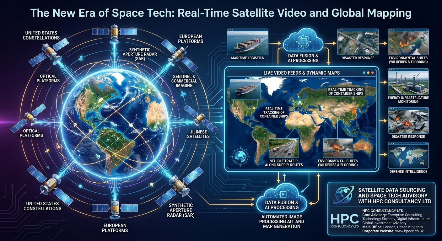 Real-Time Satellite Video and Global Mapping Luxembourg
